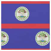 Tissu Drapeau bélizien (Fermer)