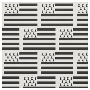 Tissu Drapeau breton patriotique