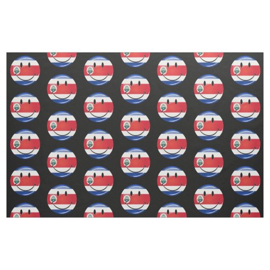 Tissu Drapeau brillant de Rican de côte (Fat Quarter)