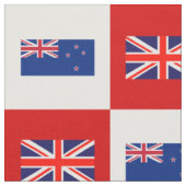 Tissu Drapeau britannique, drapeau néo-zélandais en roug (Fermer)