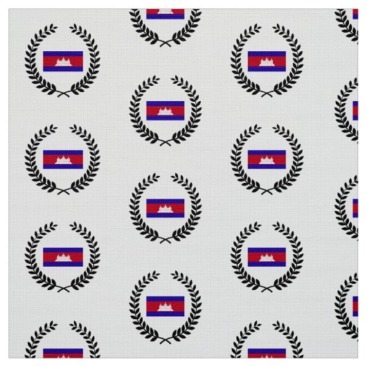 Tissu Drapeau cambodgien (Échantillon)