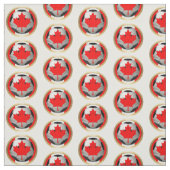Tissu Drapeau canadien balle de soccer (Échantillon)