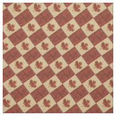 Tissu Drapeau Canadien Sur L'Écorce De Birch Intérieur (Échantillon)