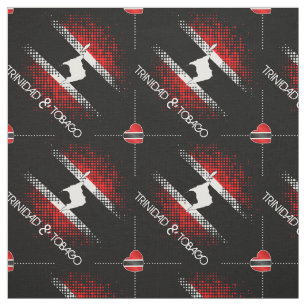 Tissu Drapeau cardiaque Motif de Trinité-et-Tobago NOI