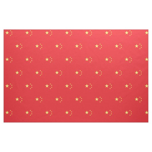 Tissu Drapeau chinois (Fat Quarter)