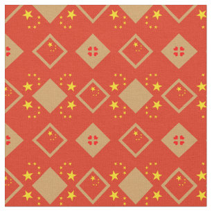 Tissu Drapeau chinois et mode de tissus branchés en Chi