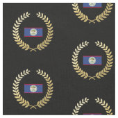 Tissu Drapeau classique de Belize (Fermer)