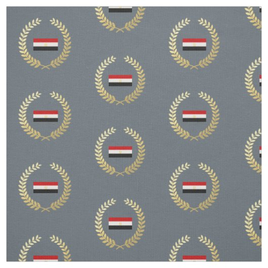 Tissu Drapeau classique de l'Egypte (Échantillon)