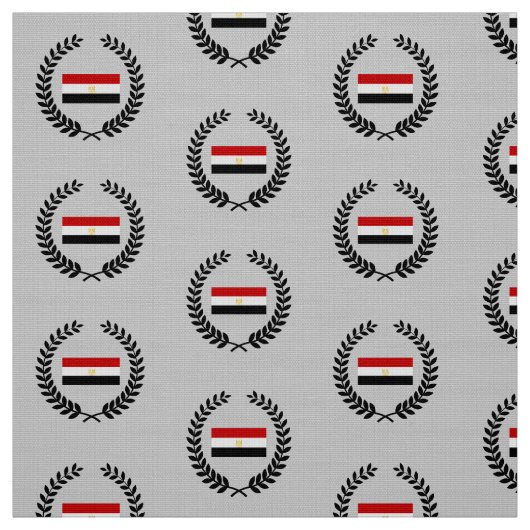 Tissu Drapeau classique de l'Egypte (Échantillon)