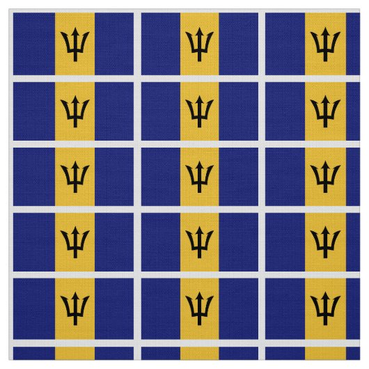 Tissu Drapeau classique des Barbade (Échantillon)
