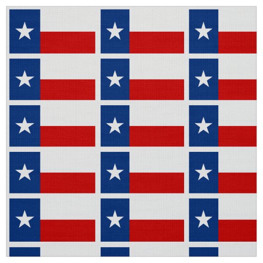 Tissu Drapeau classique d'état du Texas (Échantillon)