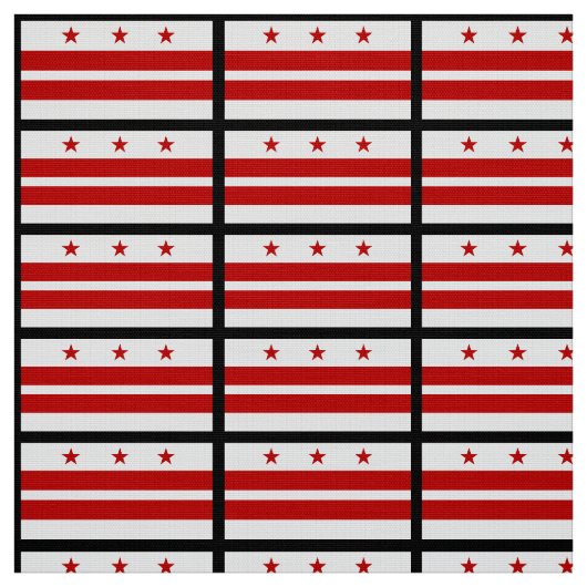 Tissu Drapeau classique Washington D.C. (Échantillon)