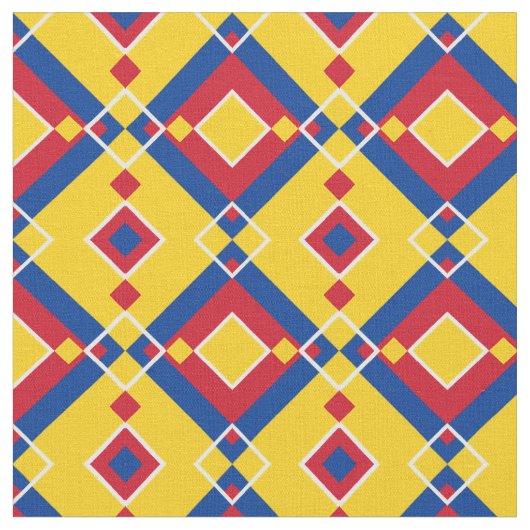 Tissu Drapeau colombien et mode textile branché (Fermer)