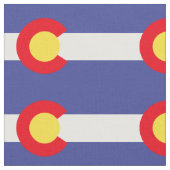Tissu Drapeau COLORADO (Fermer)