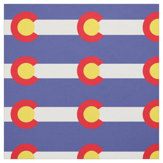 Tissu Drapeau COLORADO (Échantillon)