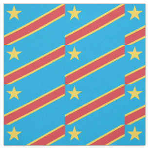 Tissu Drapeau Congo