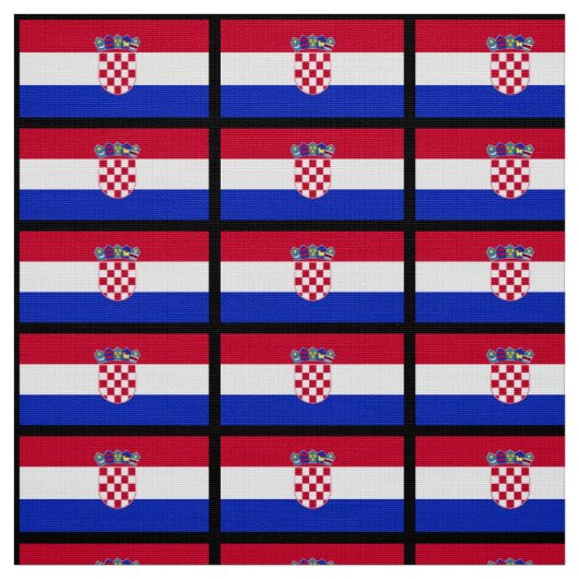 Tissu Drapeau croate (Échantillon)