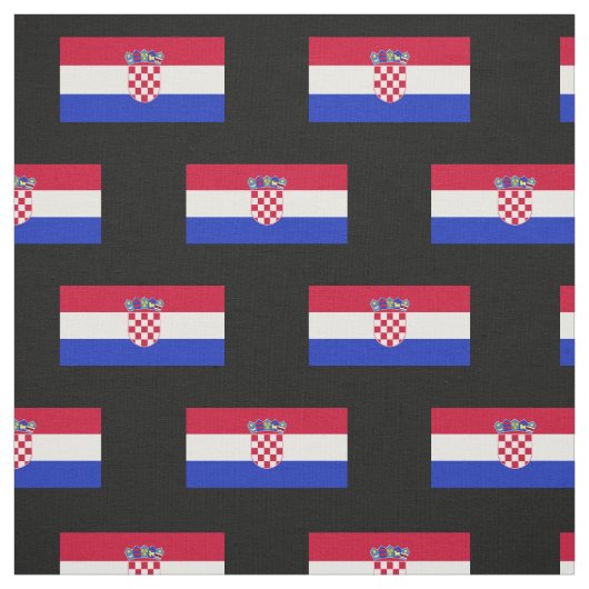 Tissu Drapeau croate (Échantillon)