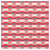 Tissu Drapeau croate & Croate Trendy Fabric / mode (Échantillon)