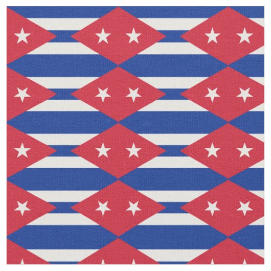 Tissu Drapeau cubain et tissus/mode à la mode (Fermer)