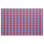 Tissu Drapeau cubain et tissus/mode à la mode (Fat Quarter)
