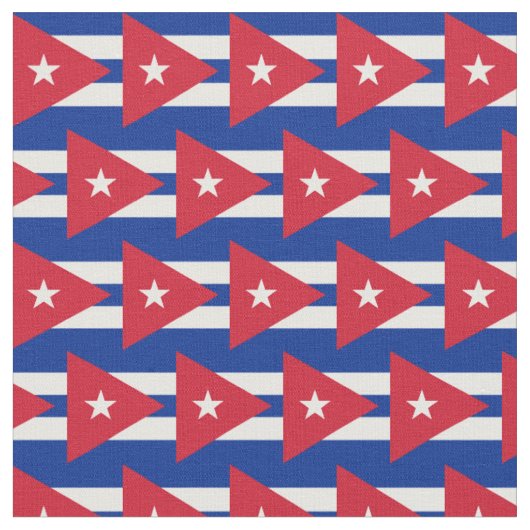 Tissu Drapeau cubain et tissus/mode à la mode (Fermer)