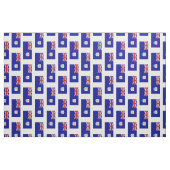 Tissu Drapeau d'Anguila (Fat Quarter)