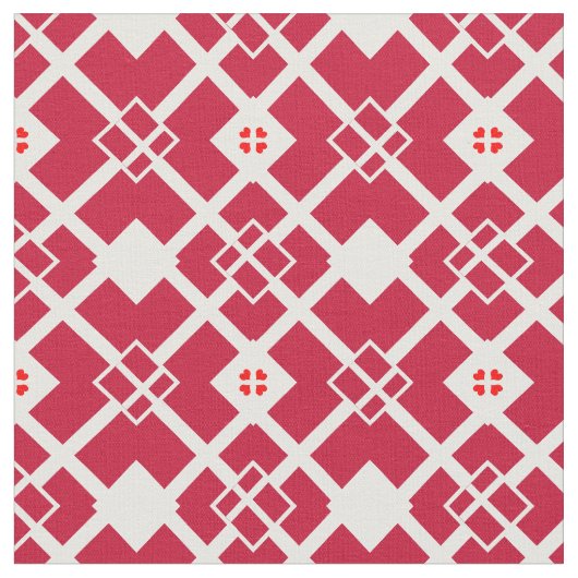 Tissu Drapeau danois et mode textile branché (Fermer)