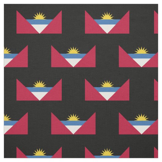 Tissu Drapeau d'Antigua-et-Barbuda (Échantillon)