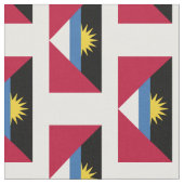 Tissu Drapeau d'Antigua-et-Barbuda (Fermer)