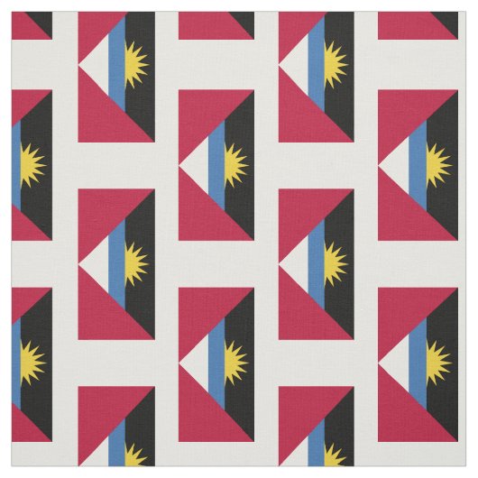 Tissu Drapeau d'Antigua-et-Barbuda (Échantillon)