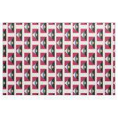 Tissu Drapeau d'Antigua-et-Barbuda (Fat Quarter)