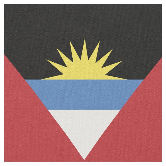 Tissu Drapeau d'Antigua-et-Barbuda (Fermer)