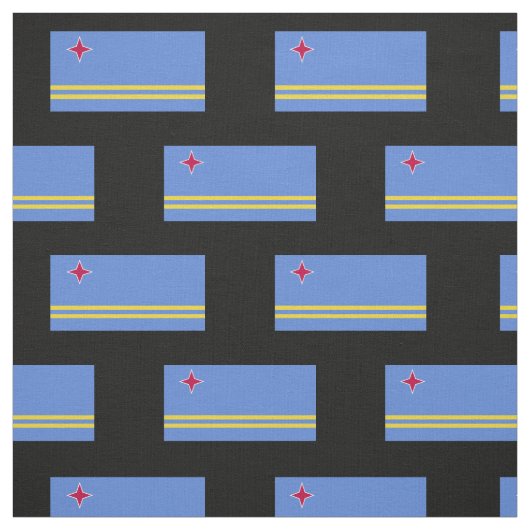 Tissu Drapeau d'Aruba (Échantillon)