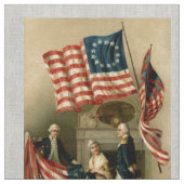 Tissu Drapeau de Betsy Ross (Détail)
