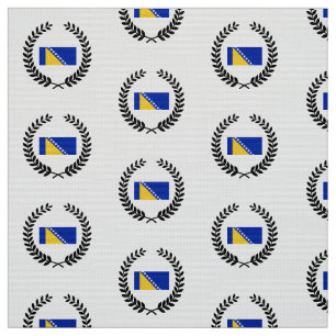 Tissu Drapeau de Bosnie