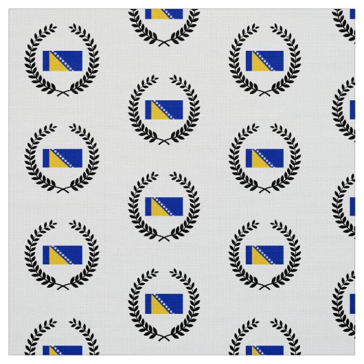Tissu Drapeau de Bosnie (Échantillon)