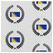 Tissu Drapeau de Bosnie (Fermer)