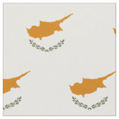 Tissu Drapeau de Chypre (Fermer)