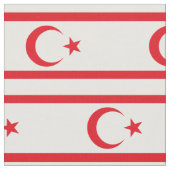 Tissu Drapeau de Chypre du Nord (Fermer)