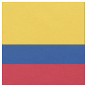 Tissu Drapeau de Colombie (Fermer)