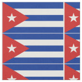 Tissu Drapeau de Cuba (Fermer)