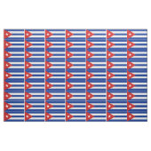Tissu Drapeau de Cuba (Fat Quarter)