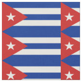 Tissu Drapeau de Cuba (Fermer)