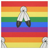 Tissu Drapeau de fierté bispirituel de SlipperyJoe's sym (Échantillon)