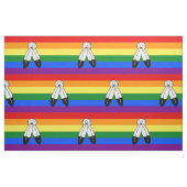 Tissu Drapeau de fierté bispirituel de SlipperyJoe's sym (Fat Quarter)