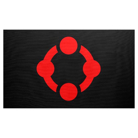 Tissu Drapeau de fierté de niche (Noir) (Yard)