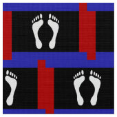 Tissu Drapeau de fierté de pied (empreinte de pied) (Fermer)