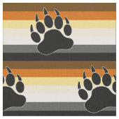 Tissu Drapeau de fierté d'ours (Fermer)