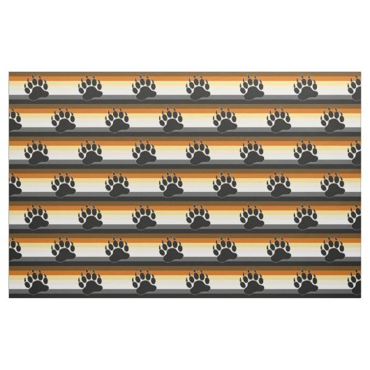 Tissu Drapeau de fierté d'ours (Fat Quarter)